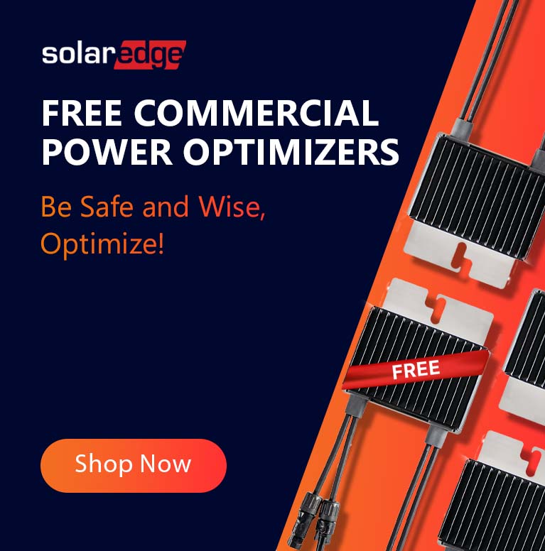 Get FREE SolarEdge Commercial power optimizers at CCL